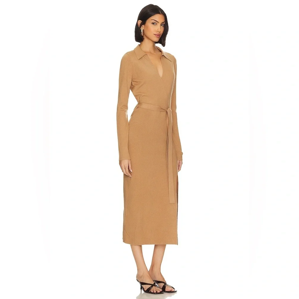 NWT Revolve Paige Carmen Belted Long Sleeve Sweater Women’s Dress - Picture 7 of 8